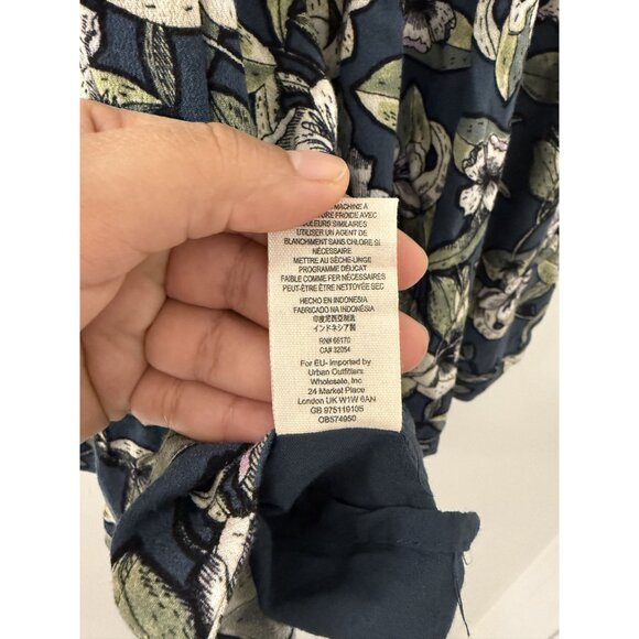 Free People Women's Dear You Mini Floral Paisley Dress Whimsical Size Small - Picture 8 of 9